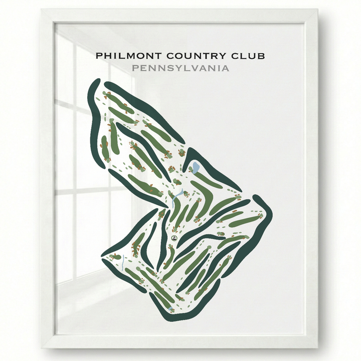 Philmont Country Club, Pennsylvania - Printed Golf Courses
