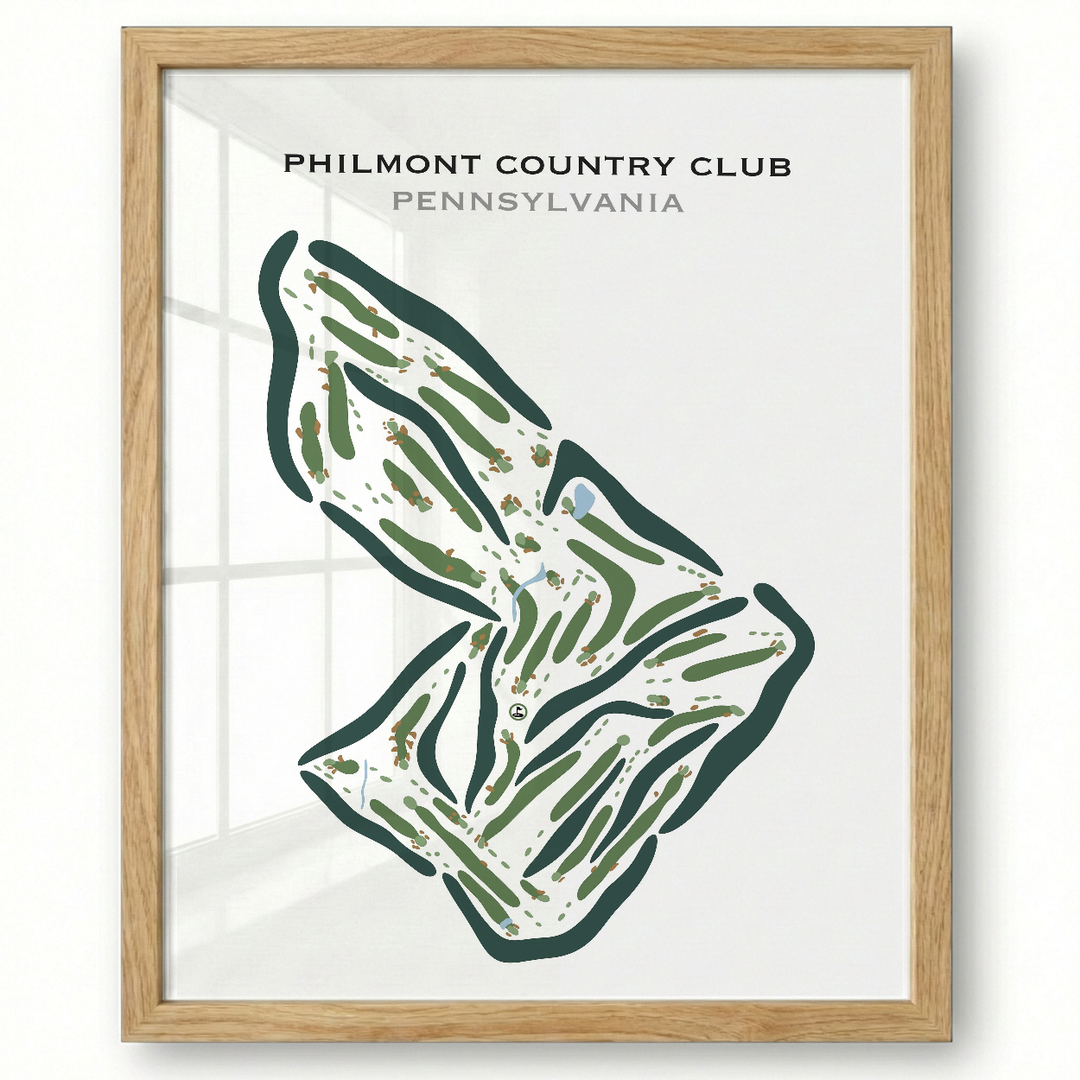 Philmont Country Club, Pennsylvania - Printed Golf Courses
