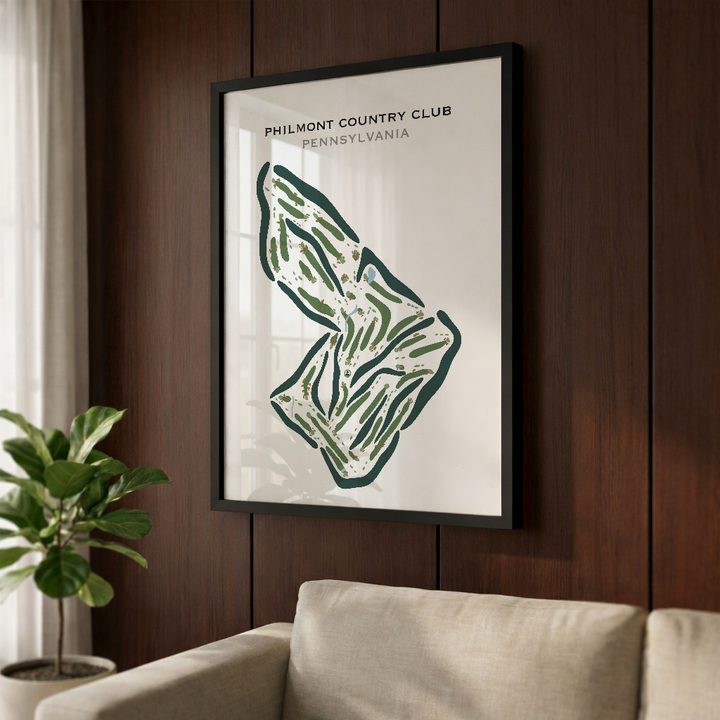 Philmont Country Club, Pennsylvania - Printed Golf Courses
