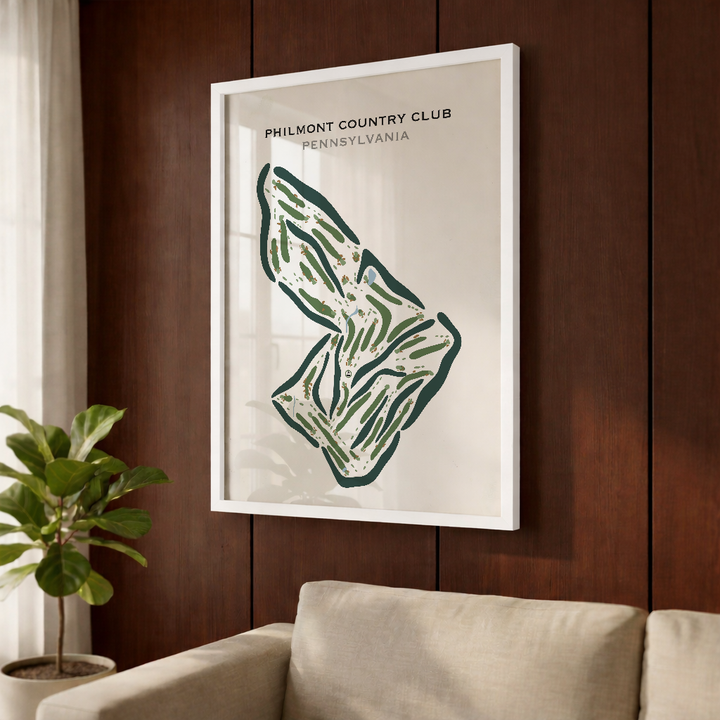 Philmont Country Club, Pennsylvania - Printed Golf Courses