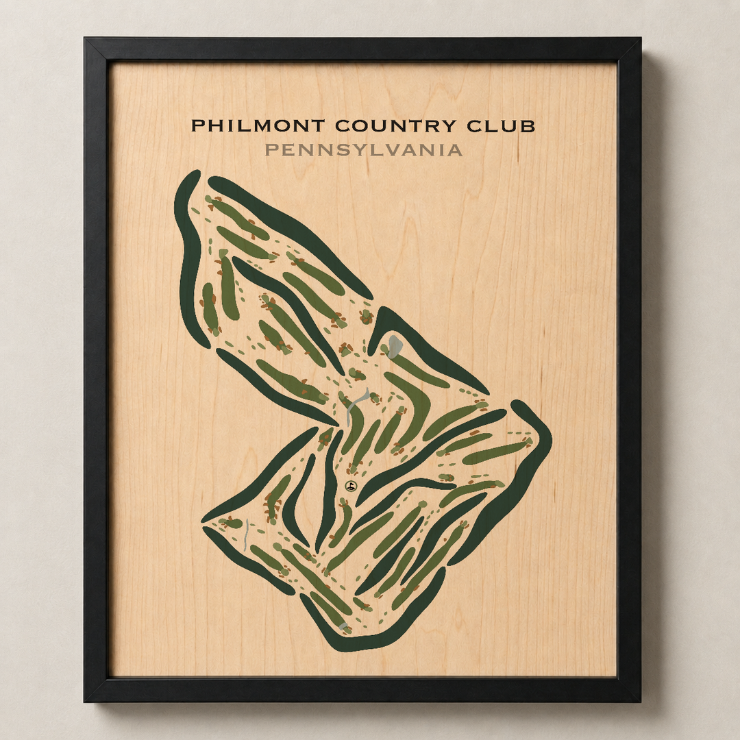 Philmont Country Club, Pennsylvania - Printed Golf Courses