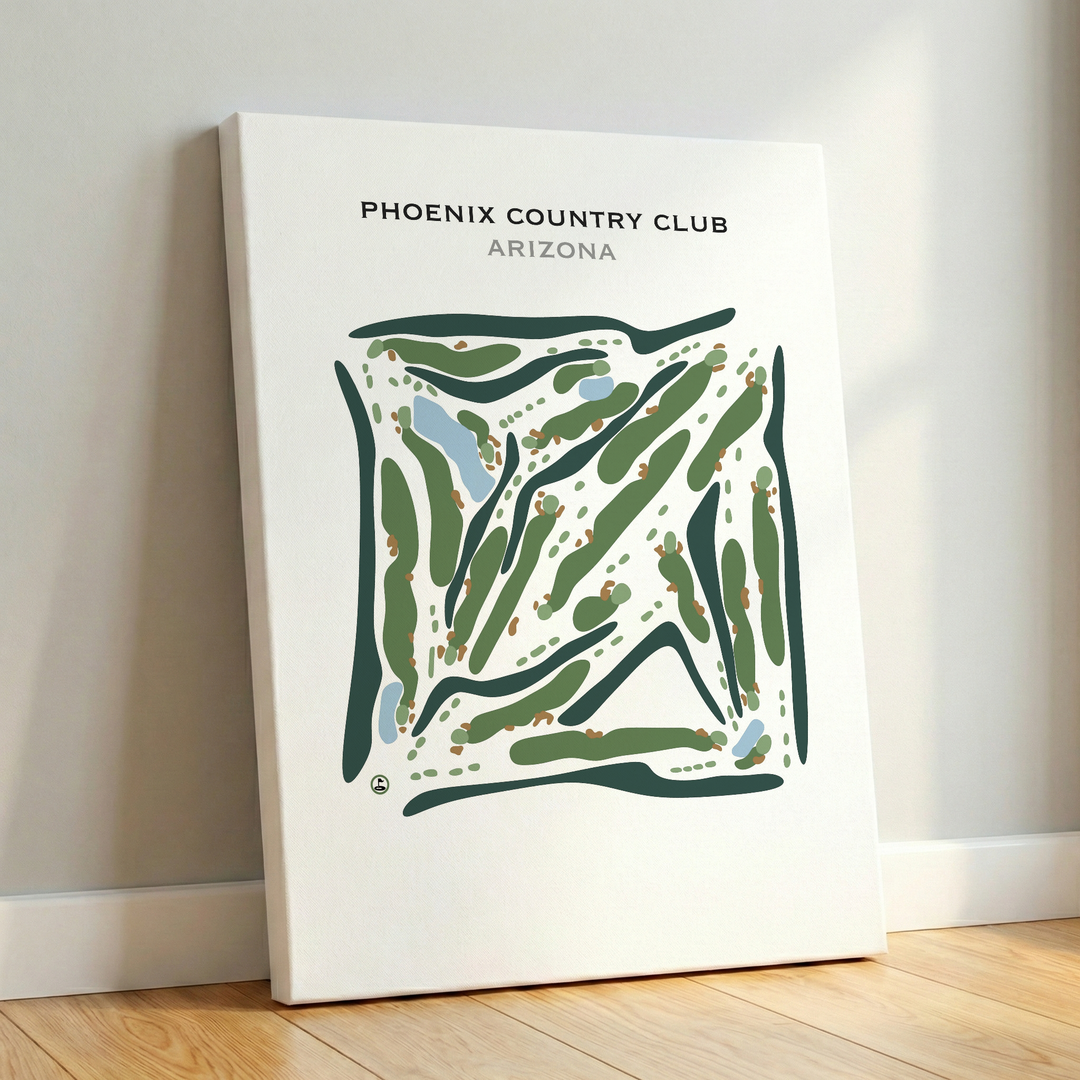 Phoenix Country Club, Arizona - Printed Golf Courses