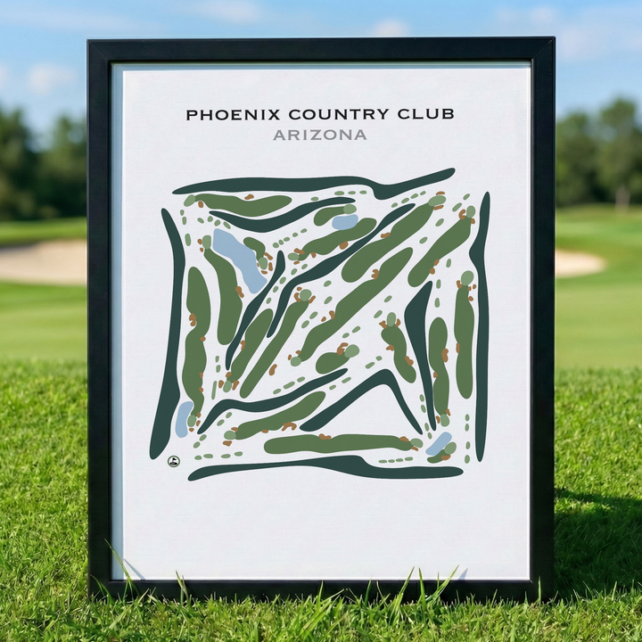 Phoenix Country Club, Arizona - Printed Golf Courses