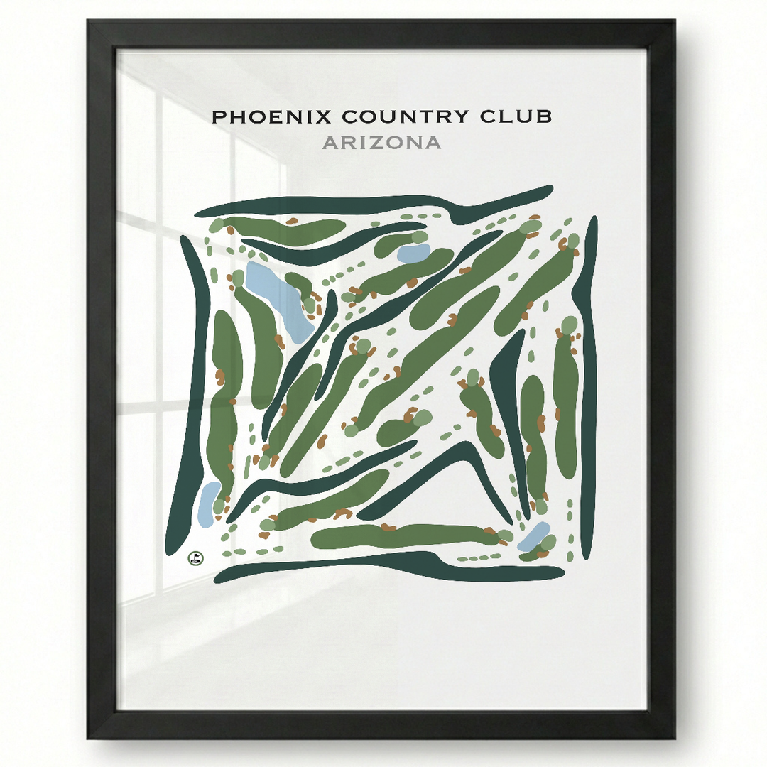 Phoenix Country Club, Arizona - Printed Golf Courses