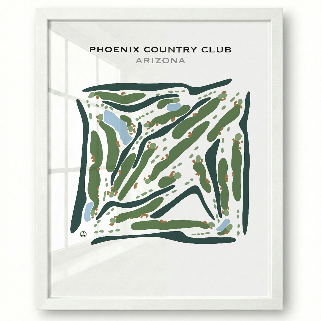 Phoenix Country Club, Arizona - Printed Golf Courses