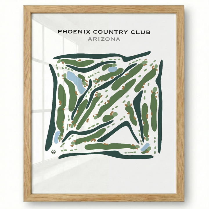Phoenix Country Club, Arizona - Printed Golf Courses