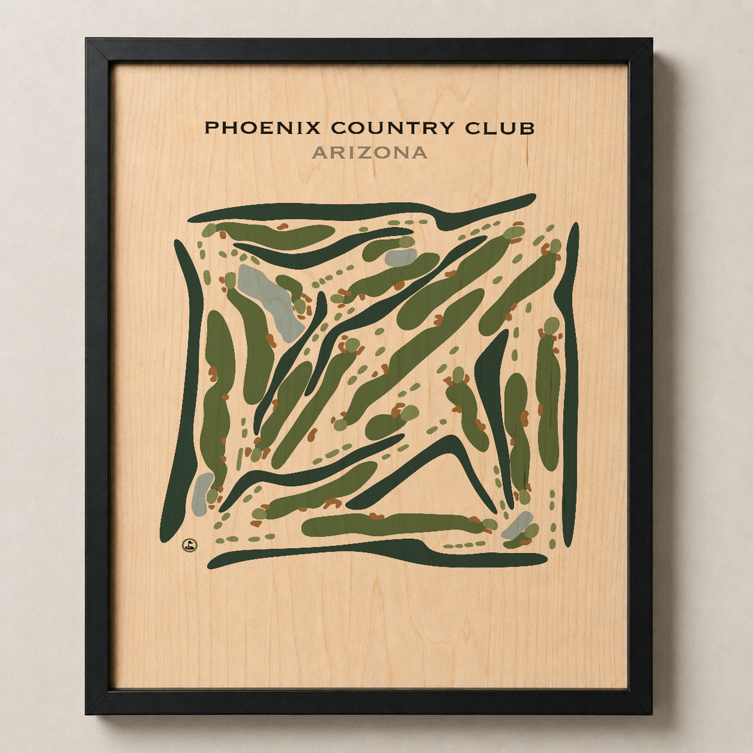 Phoenix Country Club, Arizona - Printed Golf Courses