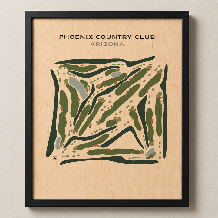 Phoenix Country Club, Arizona - Printed Golf Courses