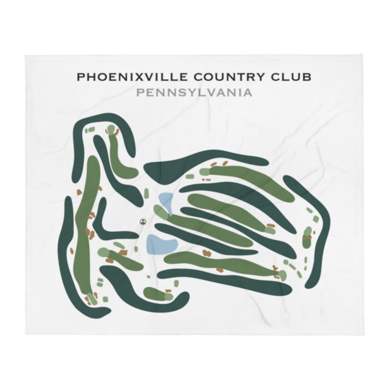 Phoenixville Country Club, Pennsylvania - Printed Golf Course