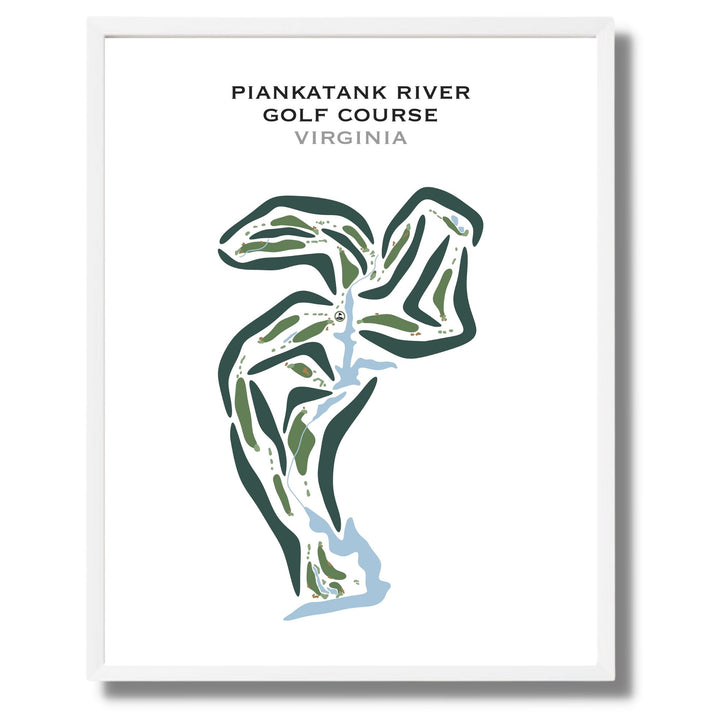 Piankatank River Golf Course, Virginia - Printed Golf Courses