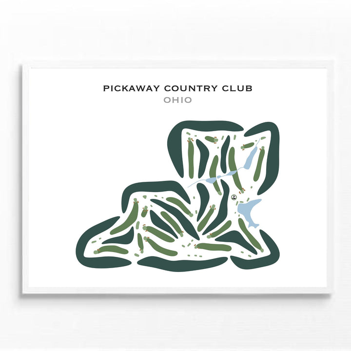 Pickaway Country Club, Ohio - Printed Golf Courses
