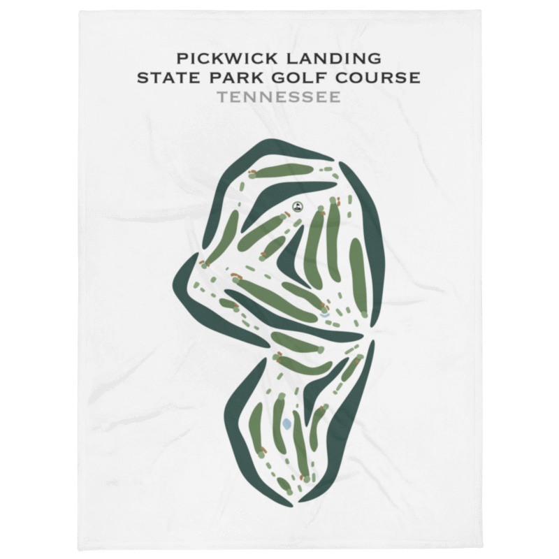 Pickwick Landing State Park Golf Course, Tennessee - Printed Golf Courses