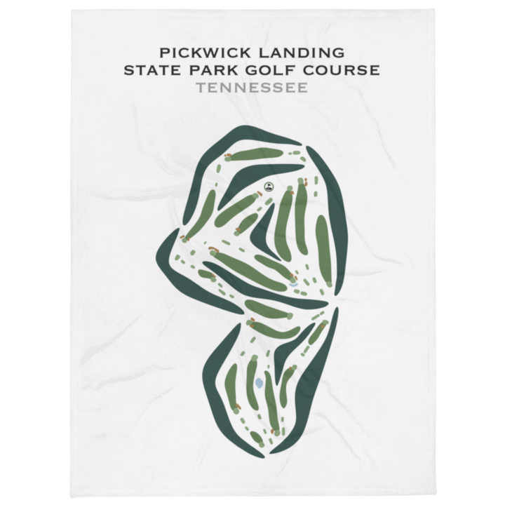 Pickwick Landing State Park Golf Course, Tennessee - Printed Golf Courses