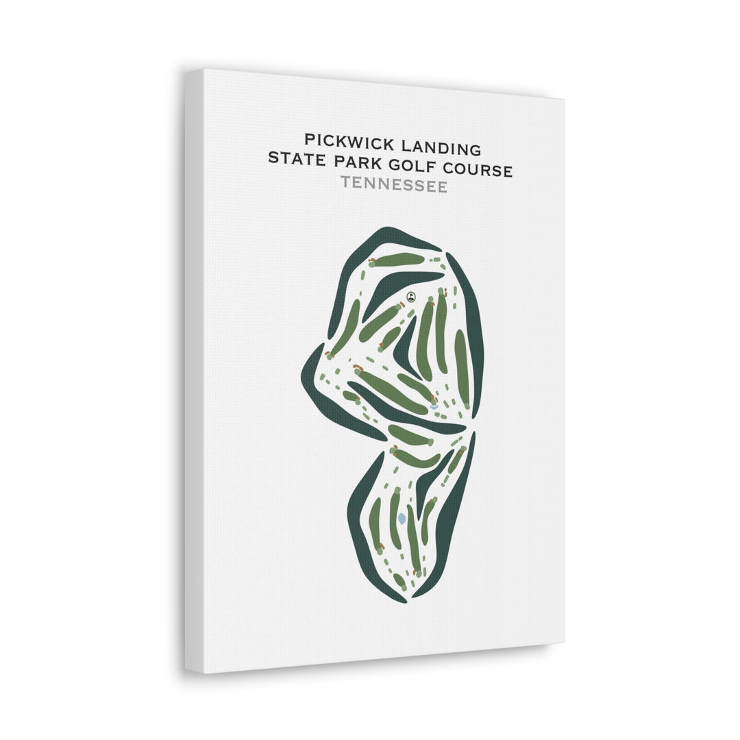 Pickwick Landing State Park Golf Course, Tennessee - Printed Golf Courses