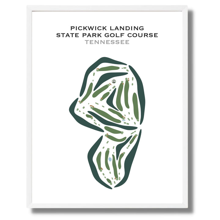 Pickwick Landing State Park Golf Course, Tennessee - Printed Golf Courses