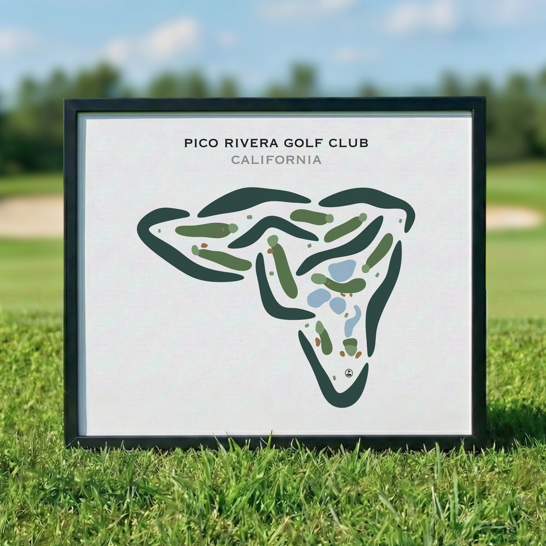 Pico Rivera Golf Club, California - Printed Golf Courses