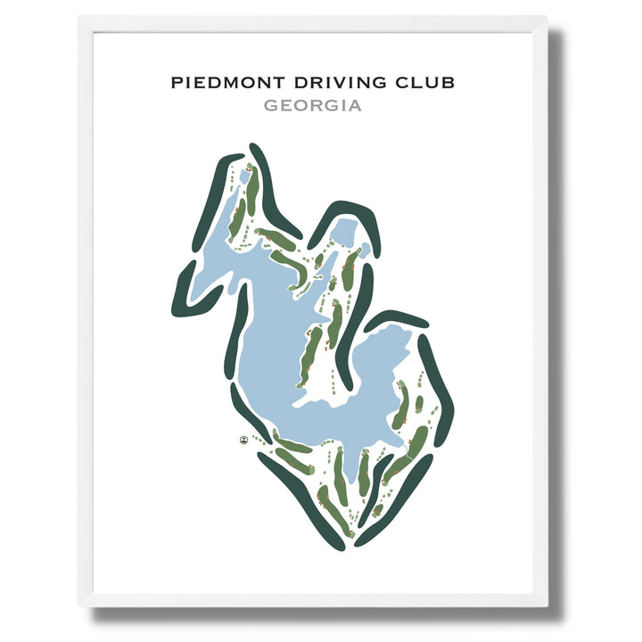 Piedmont Driving Club, Georgia - Printed Golf Courses