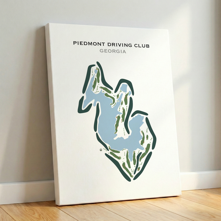 Piedmont Driving Club, Georgia - Printed Golf Courses