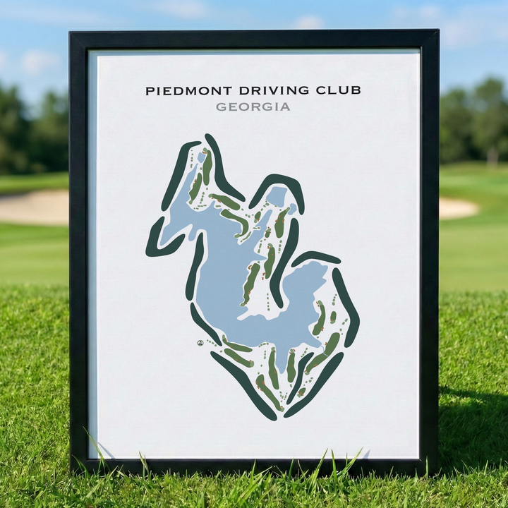 Piedmont Driving Club, Georgia - Printed Golf Courses