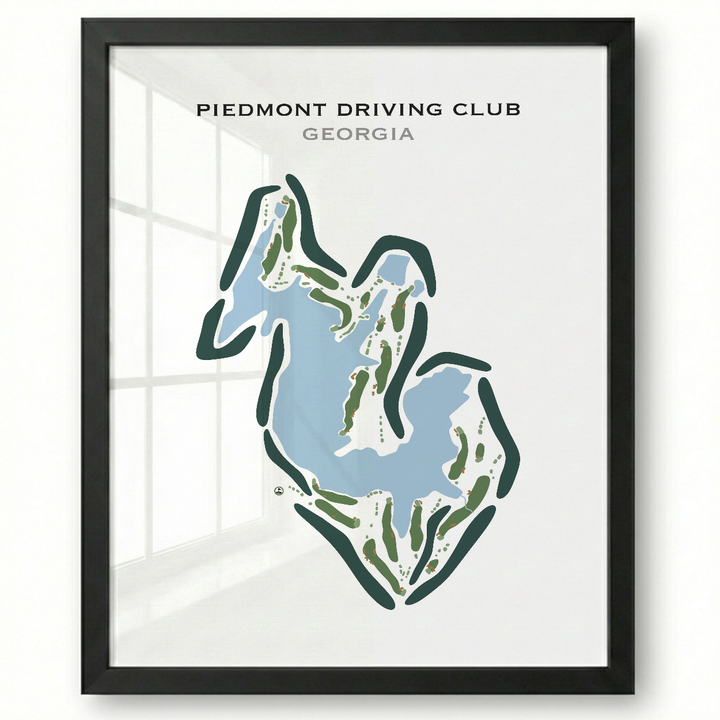 Piedmont Driving Club, Georgia - Printed Golf Courses