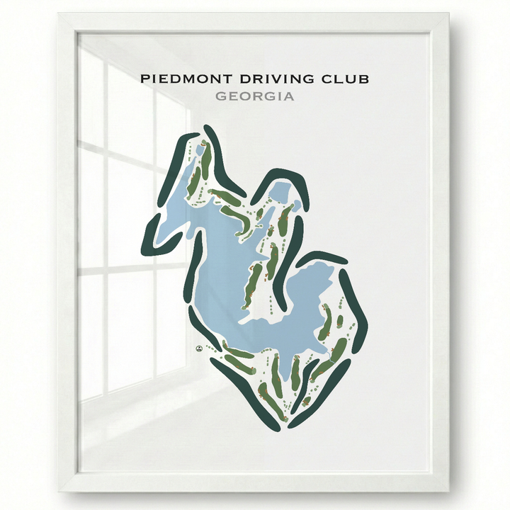 Piedmont Driving Club, Georgia - Printed Golf Courses