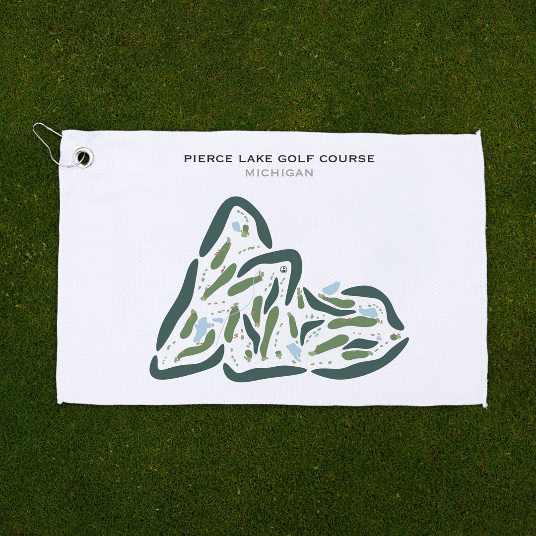 Pierce Lake Golf Course, Michigan - Printed Golf Courses