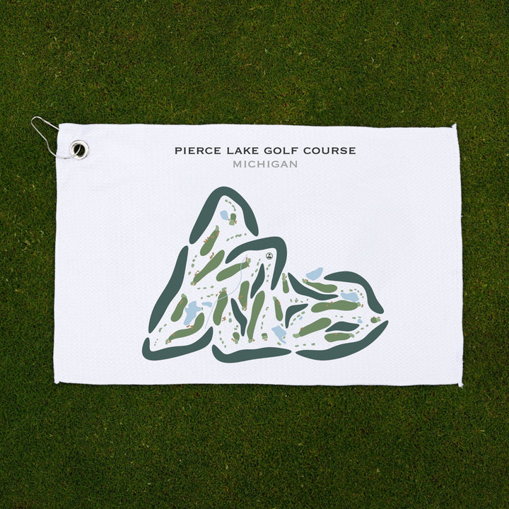 Pierce Lake Golf Course, Michigan - Printed Golf Courses