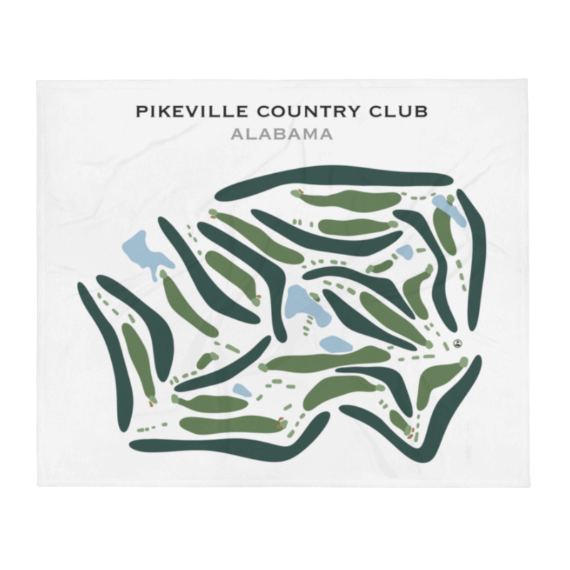 Pikeville Country Club, Alabama - Printed Golf Courses