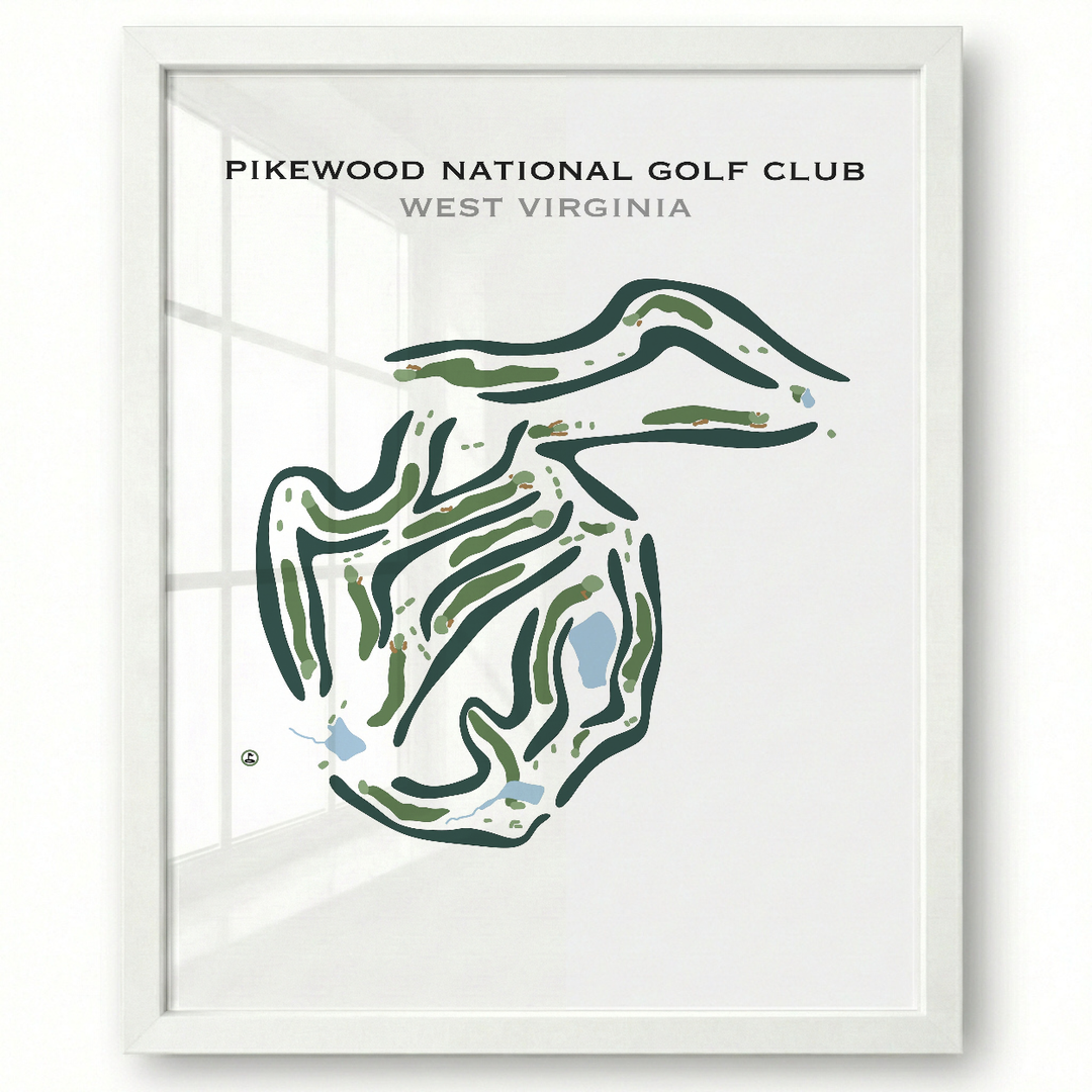 Pikewood National Golf Club, West Virginia - Printed Golf Courses