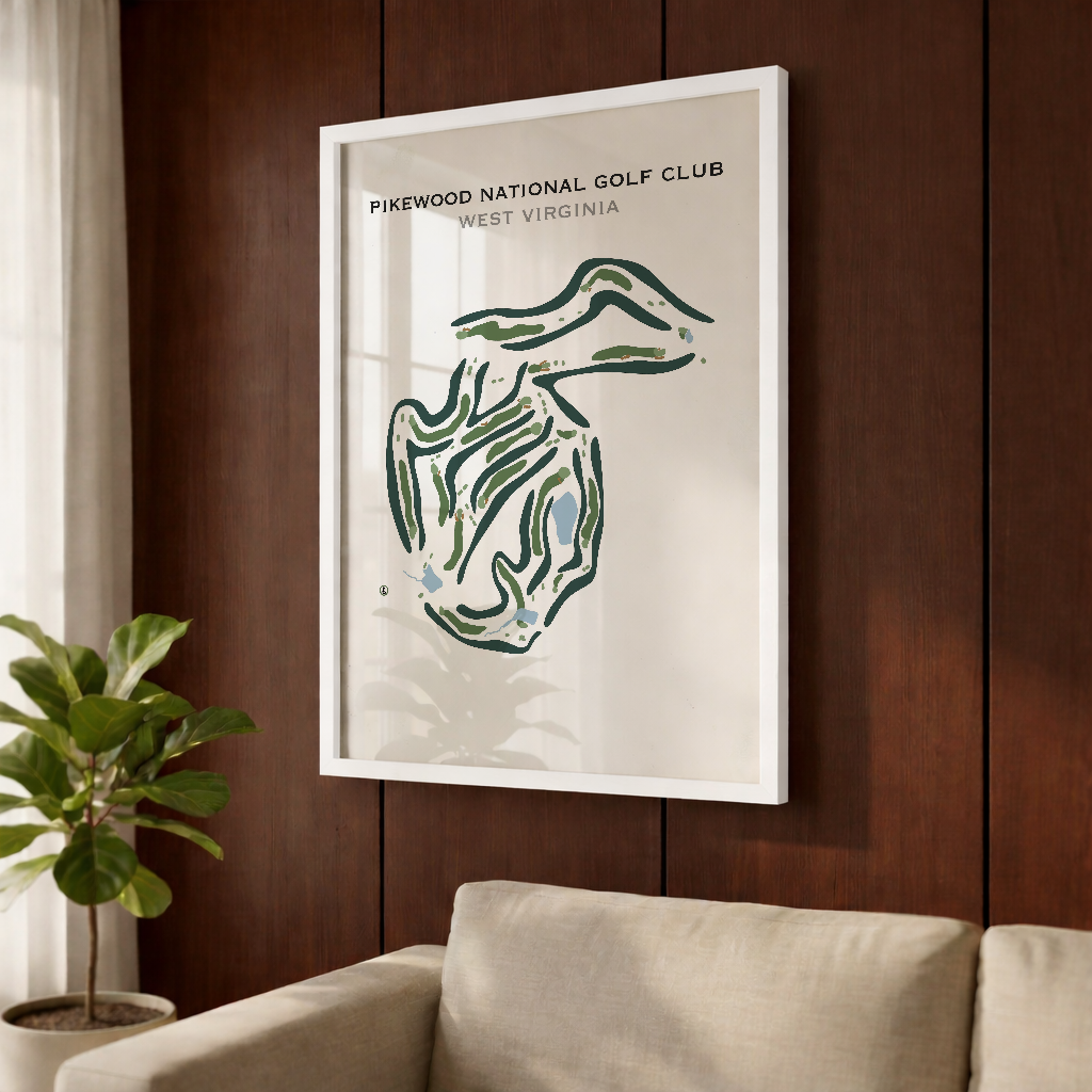 Pikewood National Golf Club, West Virginia - Printed Golf Courses