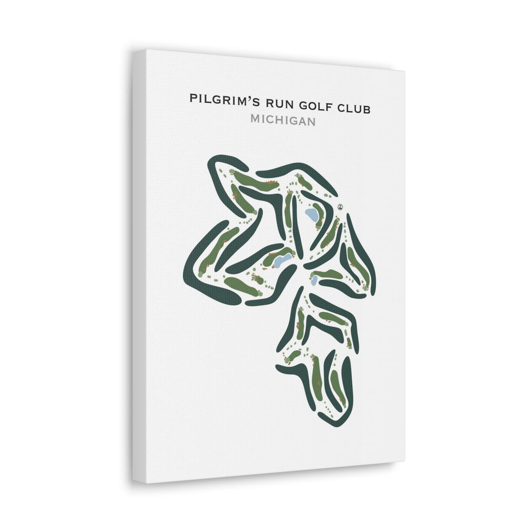 Pilgrim's Run Golf Club, Michigan - Printed Golf Courses