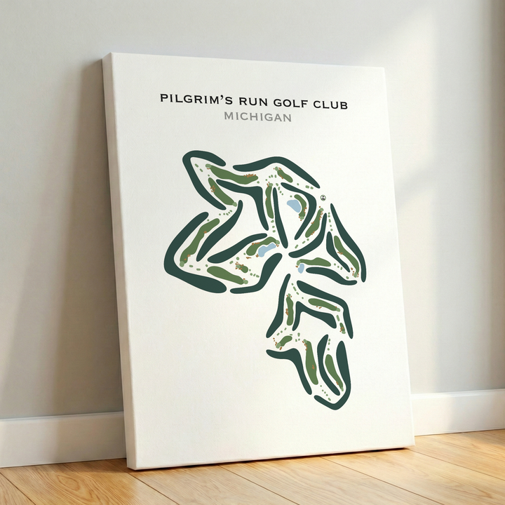 Pilgrim's Run Golf Club, Michigan - Printed Golf Courses