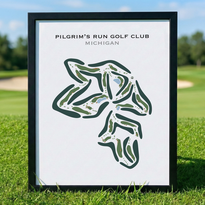 Pilgrim's Run Golf Club, Michigan - Printed Golf Courses