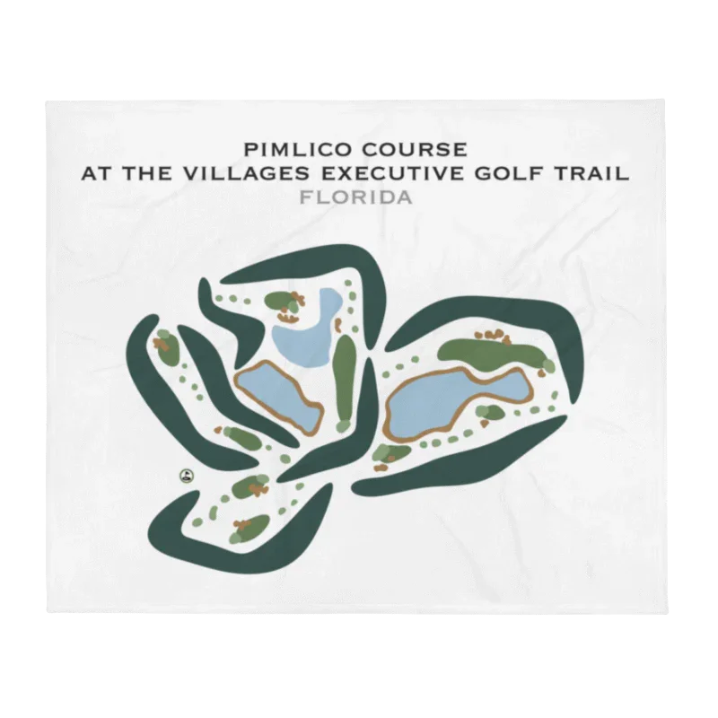 Pimlico Course Course at The Villages Executive Golf Trail, Florida - Printed Golf Courses