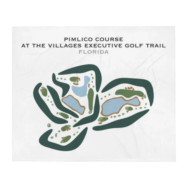 Pimlico Course Course at The Villages Executive Golf Trail, Florida - Printed Golf Courses