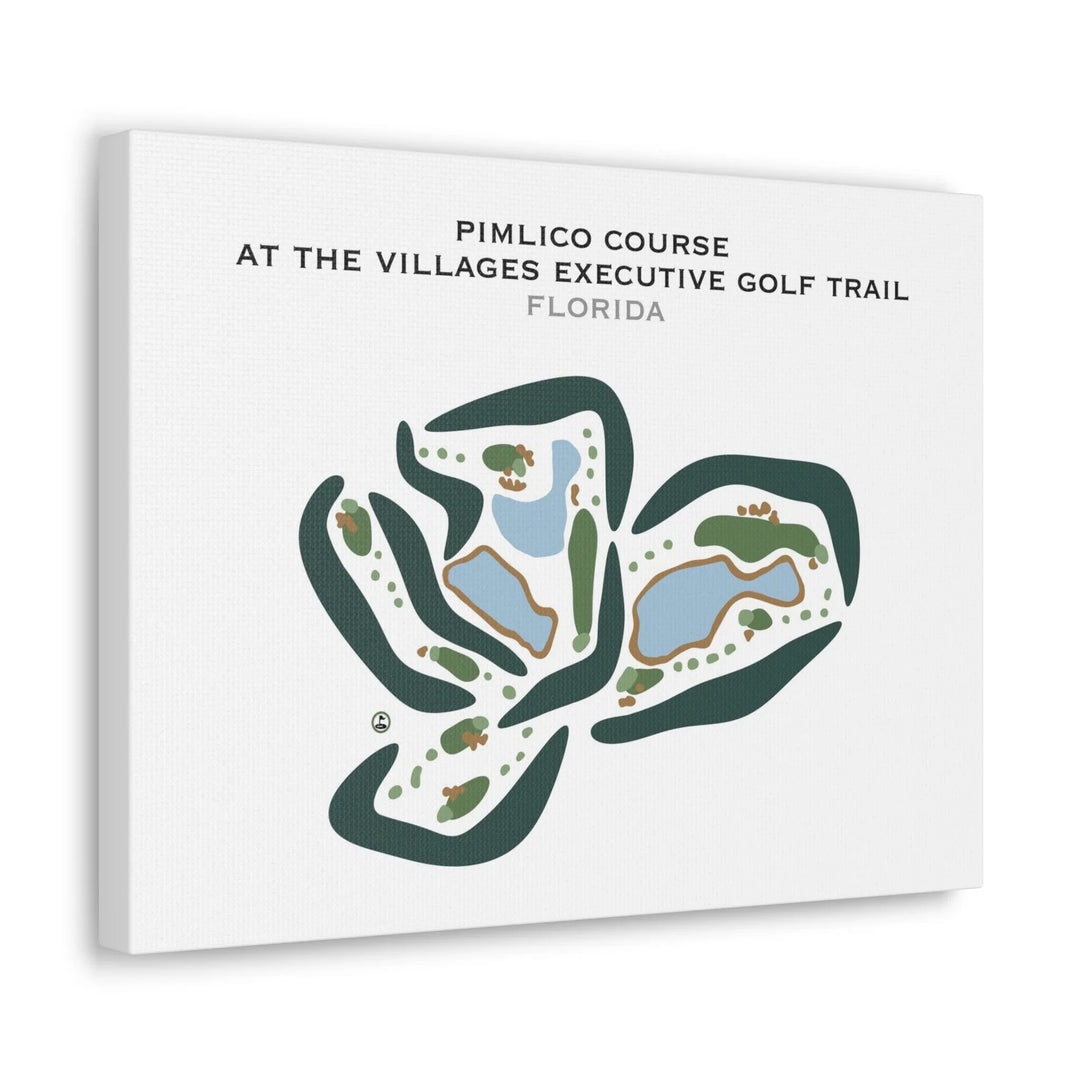 Pimlico Course Course at The Villages Executive Golf Trail, Florida - Printed Golf Courses