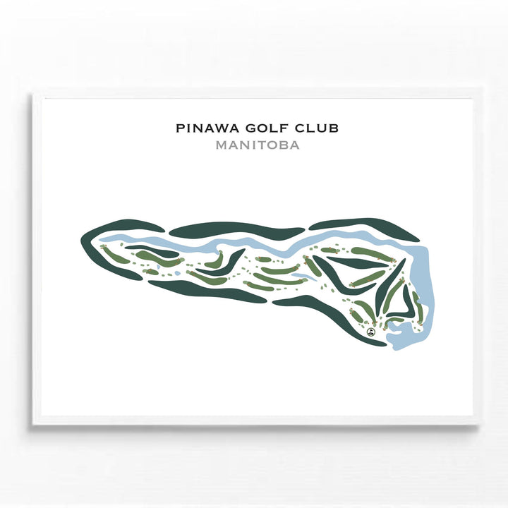 Pinawa Golf Club, Manitoba, Canada - Printed Golf Courses