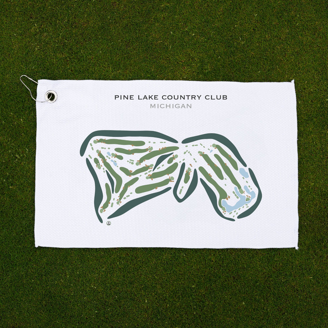 Pine Lake Country Club, Michigan - Printed Golf Course