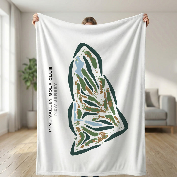 Pine Valley Golf Club, New Jersey (Landscape) - Printed Golf Courses
