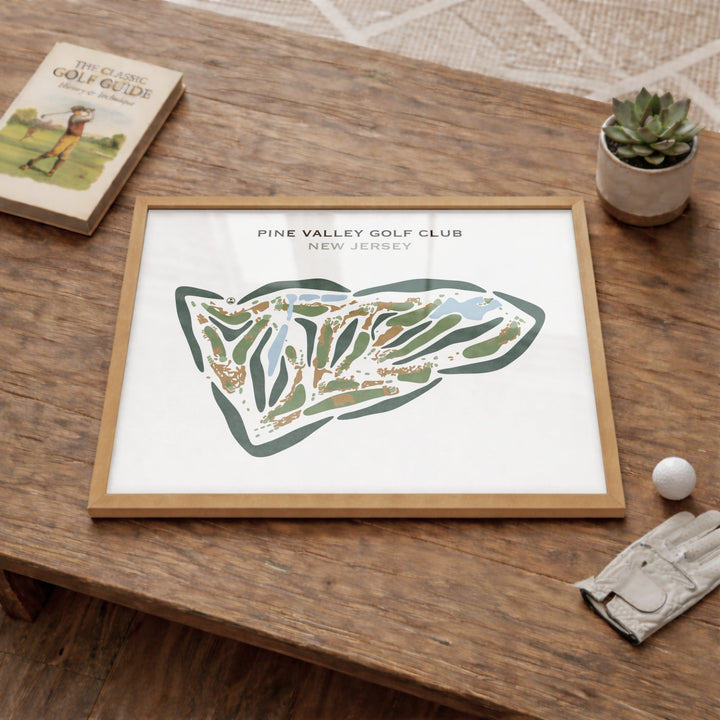 Pine Valley Golf Club, New Jersey (Landscape) - Printed Golf Courses