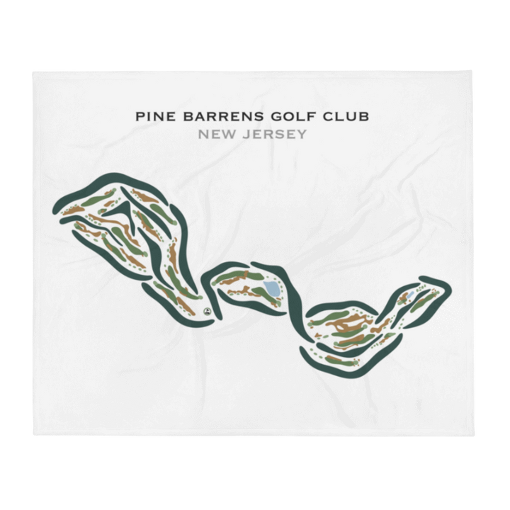 Pine Barrens Golf Club, New Jersey - Printed Golf Courses