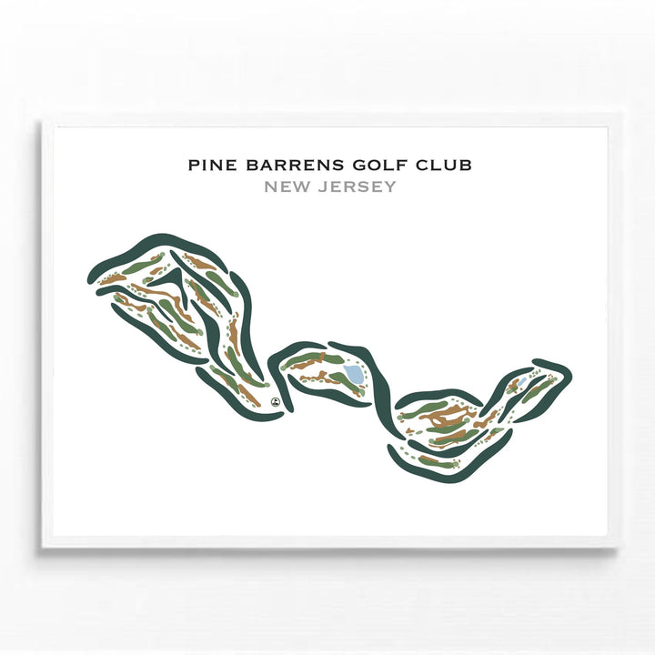 Pine Barrens Golf Club, New Jersey - Printed Golf Courses