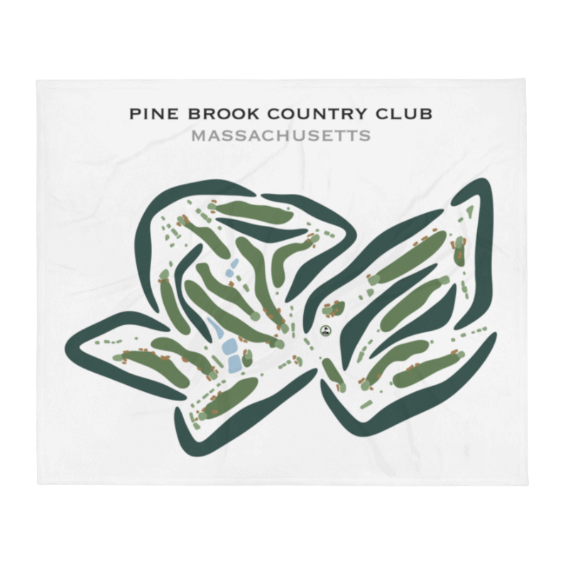 Pine Brook Country Club, Massachusetts - Printed Golf Courses