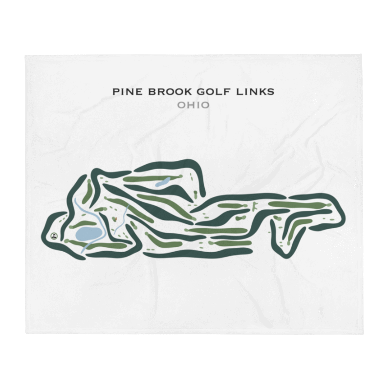 Pine Brook Golf Links, Ohio - Printed Golf Courses