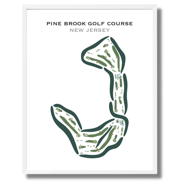 Pine Brook Golf Course, New Jersey - Printed Golf Courses