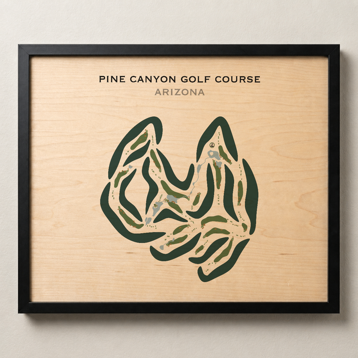 Pine Canyon Golf Course, Arizona - Printed Golf Courses