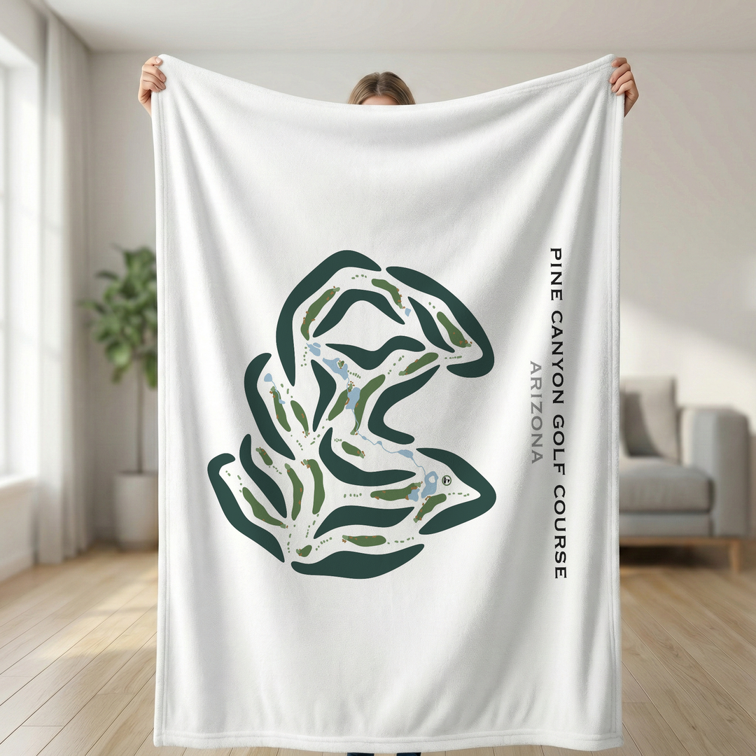 Pine Canyon Golf Course, Arizona - Printed Golf Courses