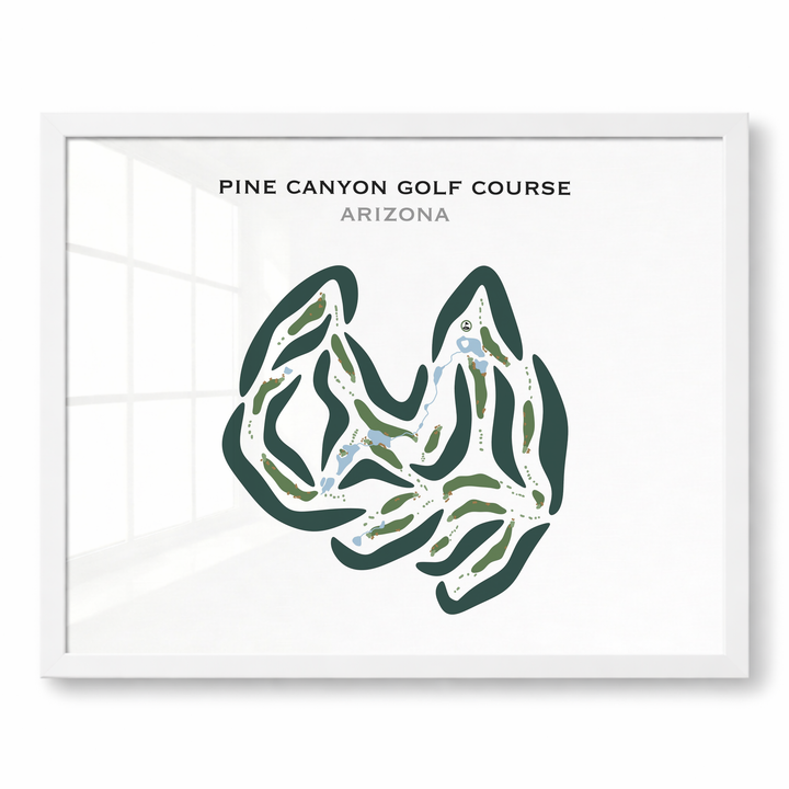 Pine Canyon Golf Course, Arizona - Printed Golf Courses