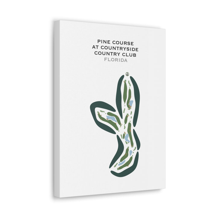 Pine Course at Countryside Country Club, Florida - Printed Golf Courses