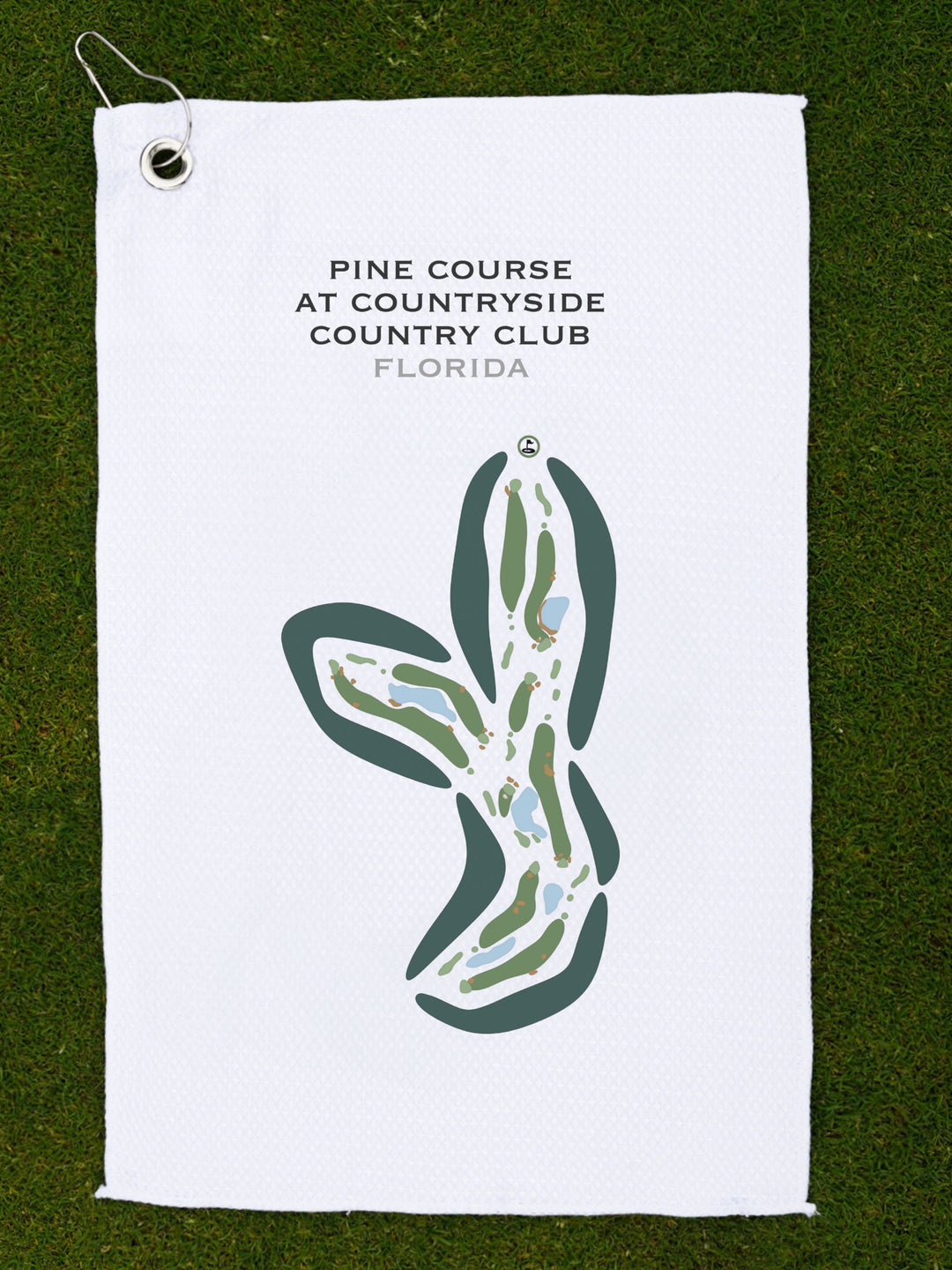 Pine Course at Countryside Country Club, Florida - Printed Golf Courses
